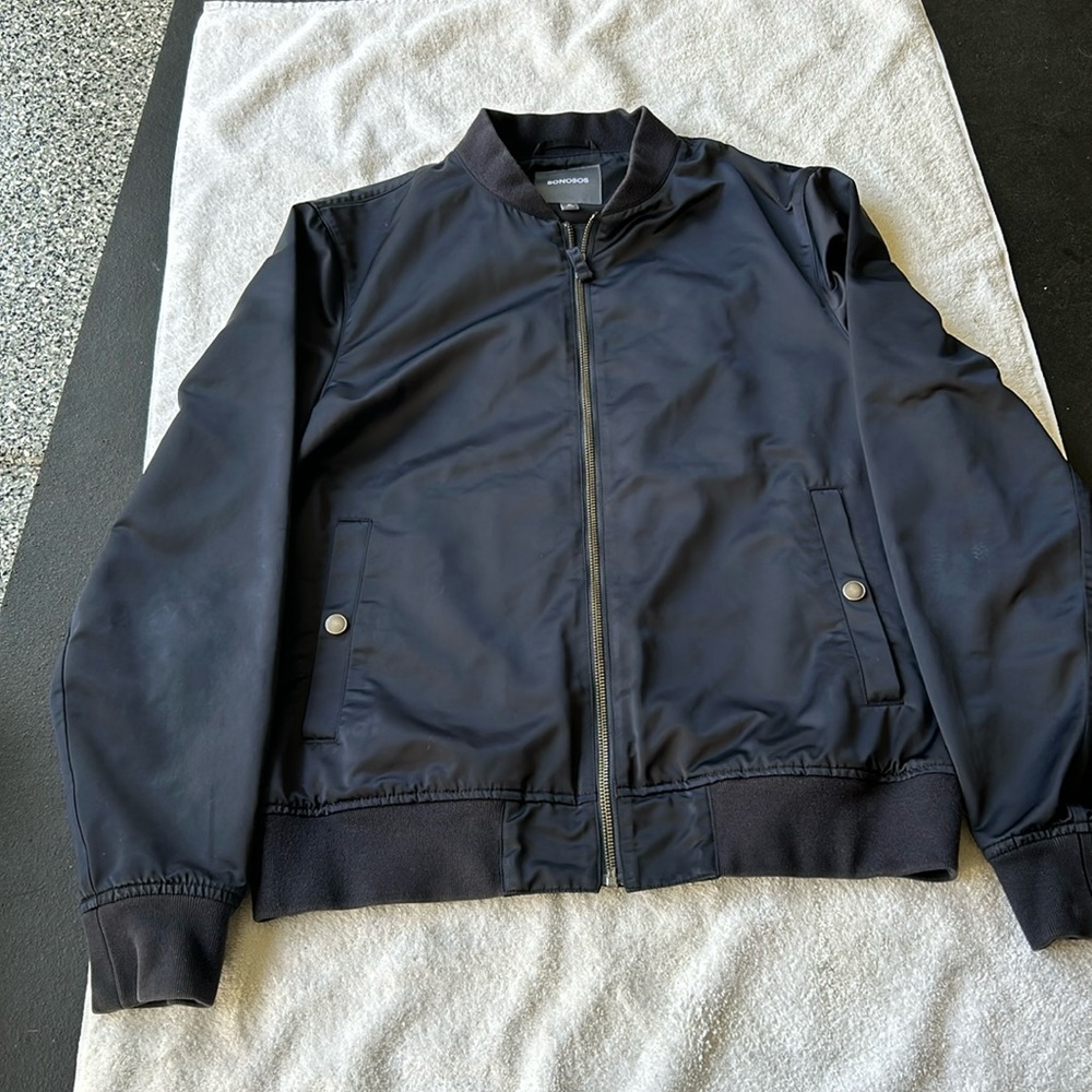Bonobos Navy Bomber Jacket